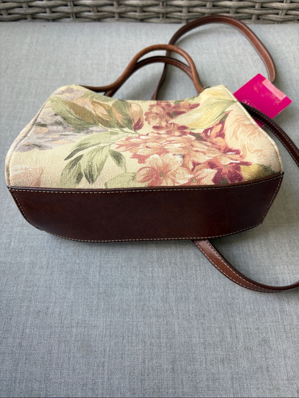 Relic Floral Canvas Shoulder Bag – NWT Vintage Cottagecore Style - Picture 3 of 7